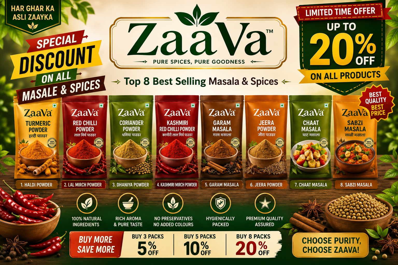 zaava foods poster neemrana